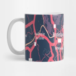 Bratislava colour map Mug